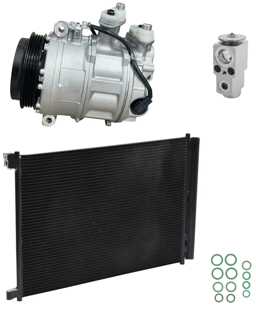 AC Compressor Kit With Condenser for Mercedes C63 AMG (2019–2019)