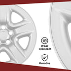 Set of 4 Wheel Hub Caps for Toyota RAV4 (2006–2012) 17" Silver Full Rim