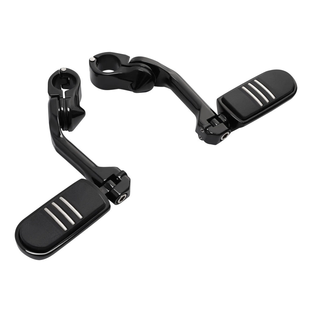 1-1/4" Long Angled Pegstreamliner Foot Pegs for Harley (Fitment Specific)
