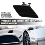 Bumper Washer Nozzle Cover for Mercedes-Benz E550 (2007–2010) Black