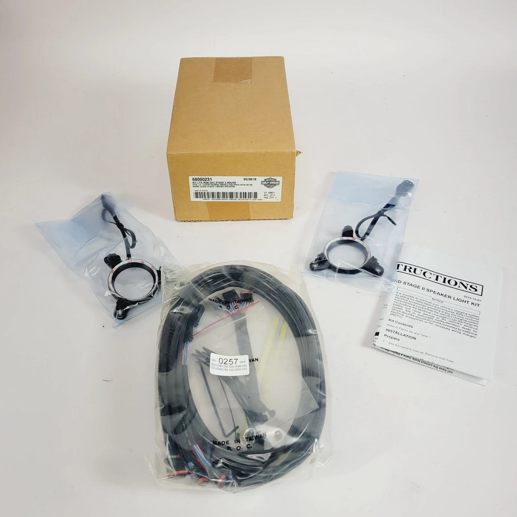 Spectra Glo Stage II Speaker Illumination Kit for Harley-Davidson Touring (2014–2023)
