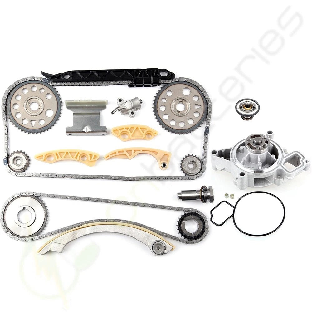 Timing Chain Kit + Water Pump + Thermostat for Chevrolet Oldsmobile Pontiac