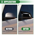 Pair Rearview Mirror Cover Gloss Black for BMW F15 X5 F16 X6 (2014-2017)