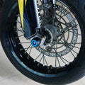 Set of 2 Front & Rear Axle Sliders for Suzuki DRZ400SM (2005–2024)