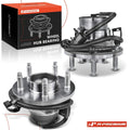 2X Front Wheel Hub & Bearing Assembly with ABS Sensor for Ford Lincoln 