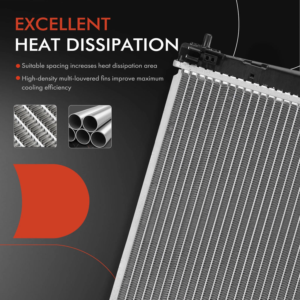 Aluminum Main Radiator for Toyota Highlander (2017–2019 V6 3.5L)