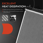 Aluminum Main Radiator for Toyota Highlander (2017–2019 V6 3.5L)