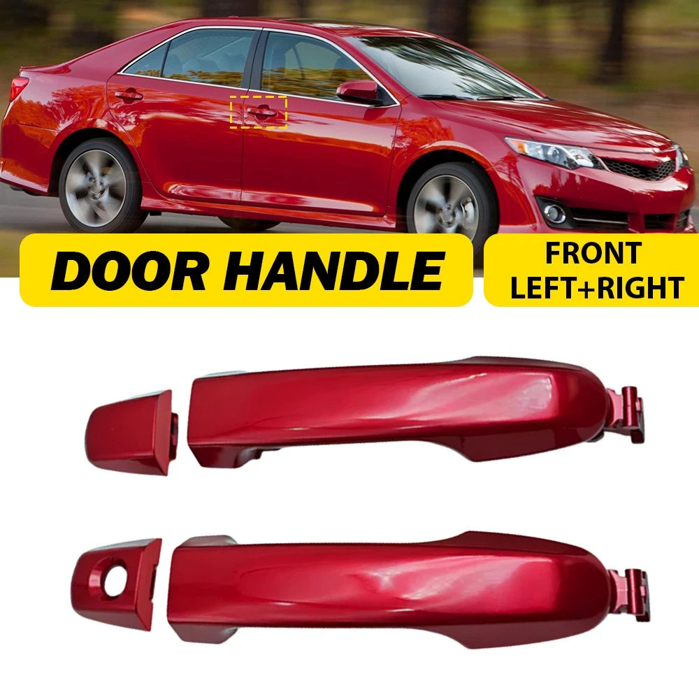 Outside Door Handle for Toyota Camry (2012–2017) Front Left Driver Right Red