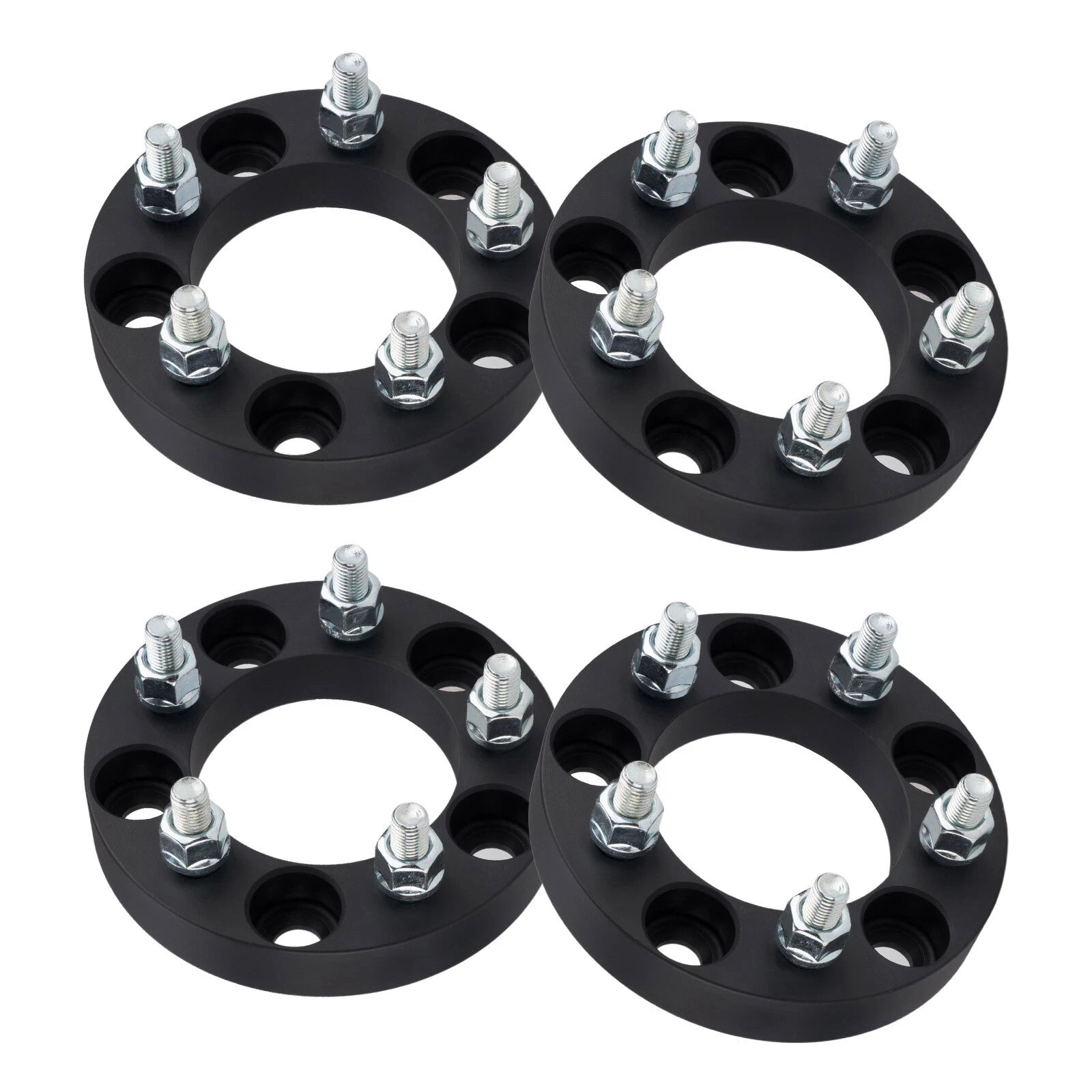 Wheel Spacers for Chevrolet GMC (1980–1995) 4Pcs 1" 12x1.5, 5x4.75 to 5x4.5
