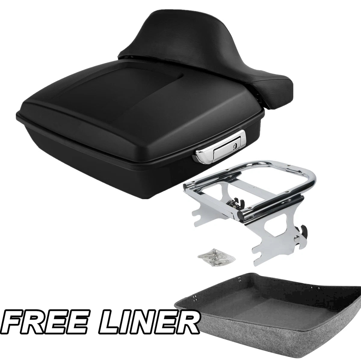 Backrest Pad for Harley Street Road Glide (1997–2008)
