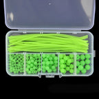 171-Piece Round Luminous Beads & Glow Tube Fishing Lure Kit