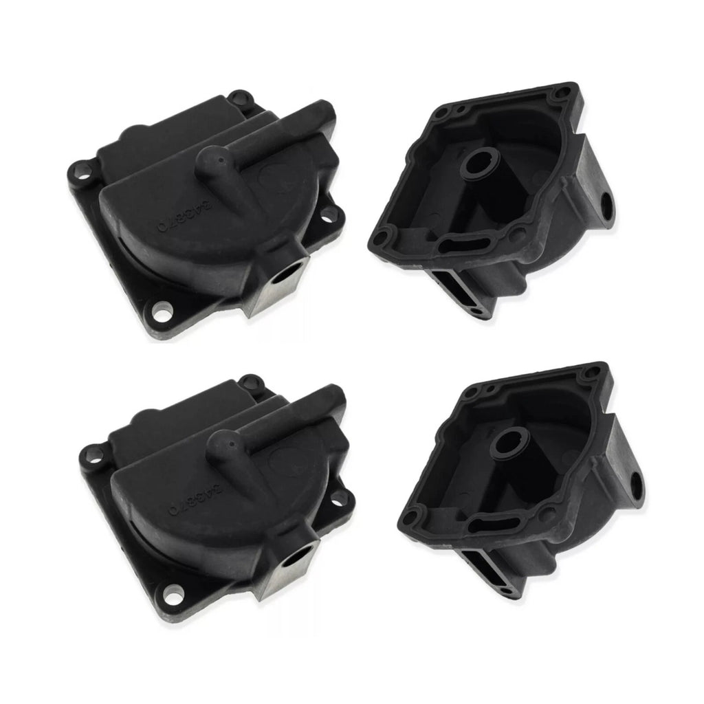 Set of 4 Carburetor Bowls for Johnson Evinrude 90-105 HP (433000, 766418)