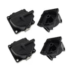 Set of 4 Carburetor Bowls for Johnson Evinrude 90-105 HP (433000, 766418)