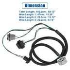 Tail Lamp Holder & Wiring Harness for Chevrolet Silverado