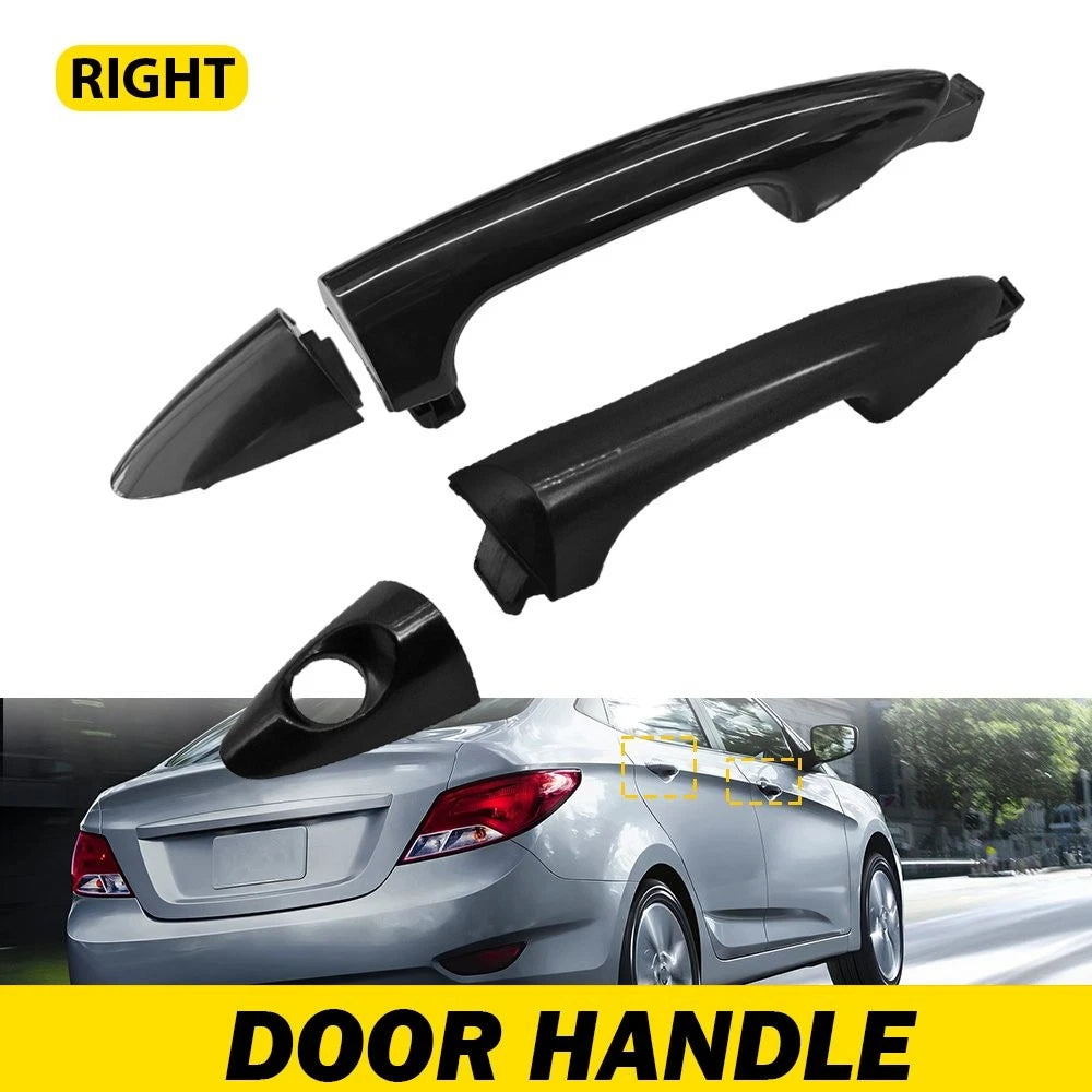 2X Rear Right Side Outside Door Handle for Hyundai Accent (2012–2017)