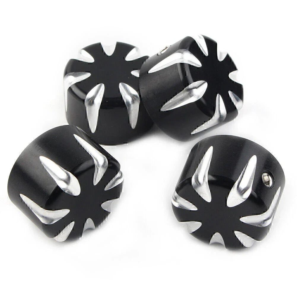 4 x CNC Motorcycle Engine Screw Topper Cover Caps for Harley 883