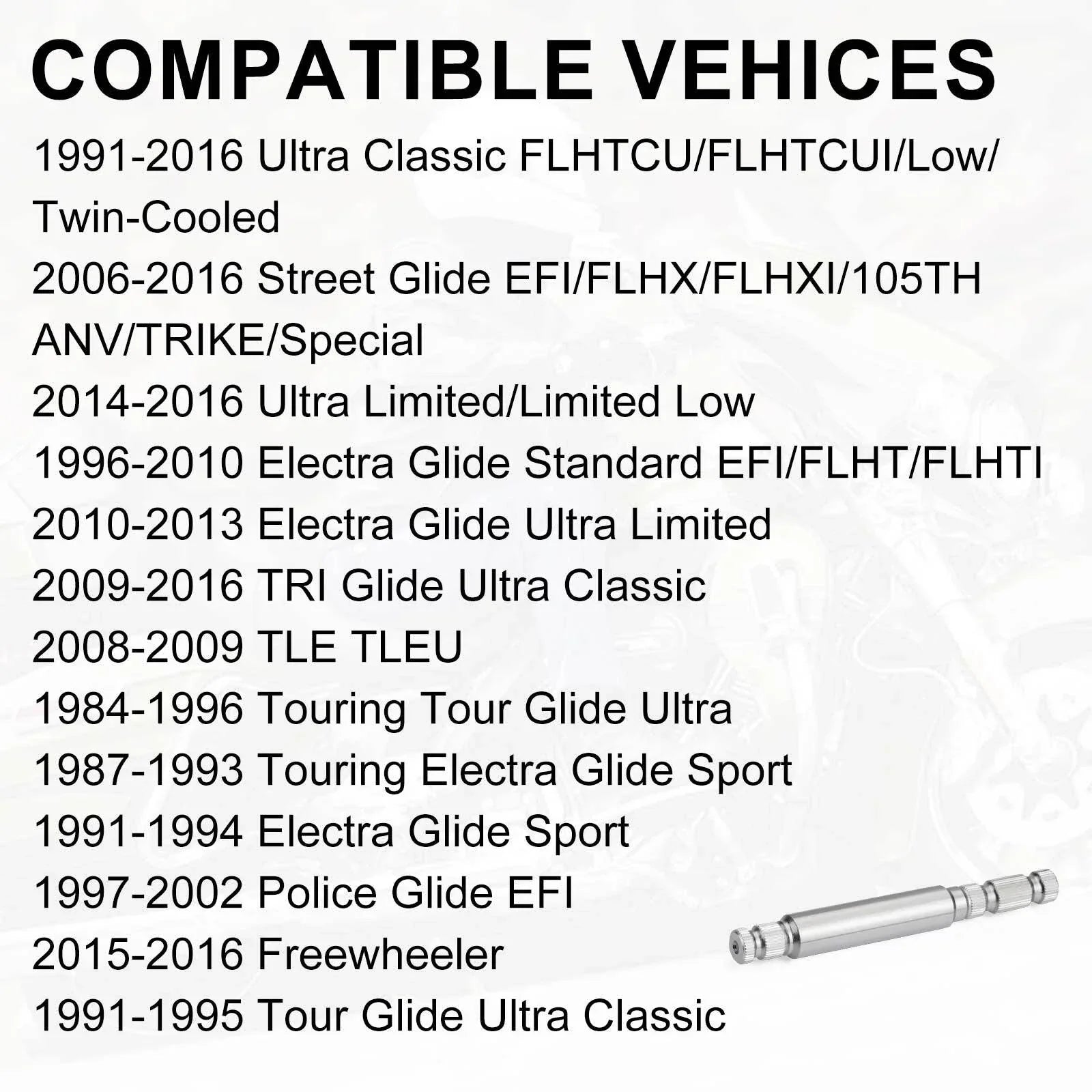 Shifter Shaft for FLHT Touring CVO Street Glide (1984–2016)