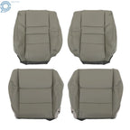 Set of 2 Gray Leather Seat Covers for Honda Accord (2008–2012)