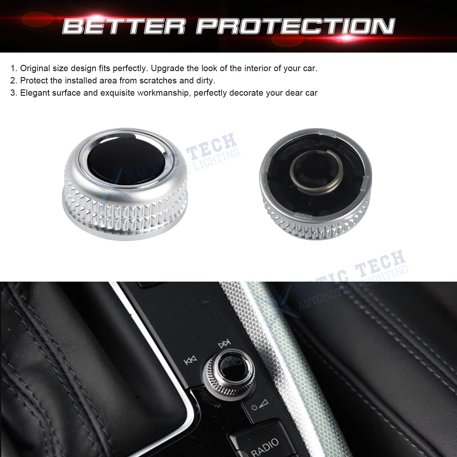 MMI Volume Control Knob Replacement for Audi A4 A5 S5 Q5 (2016-2020)