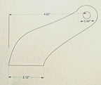 Standard Upper Front Shock Mounts Weld On for Hot Rods (Made in USA) (1955–1962)