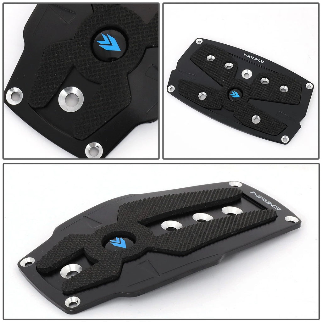 NRG Innovations PDL-250BK Aluminum AT Foot Pedal Cover for Universal Fit (2000–2023)