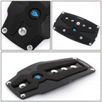 NRG Innovations PDL-250BK Aluminum AT Foot Pedal Cover for Universal Fit (2000–2023)