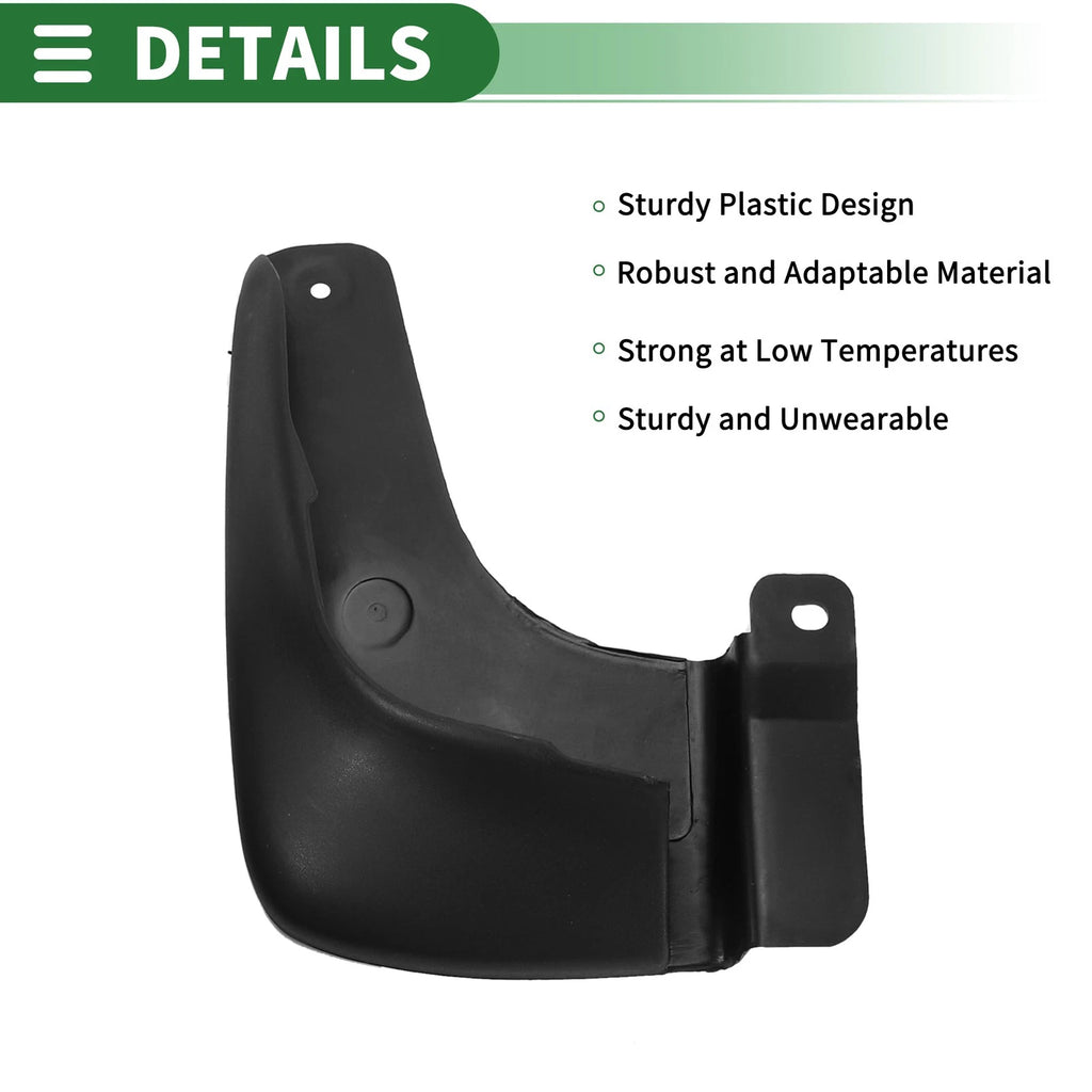 Mud Flaps Splash Guards for Hyundai Elantra (2007–2010) W/ Mounts