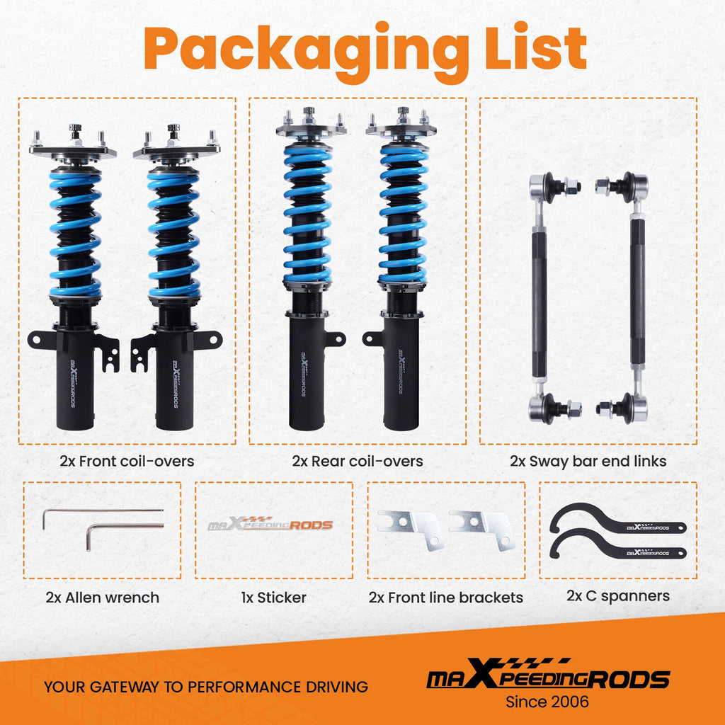 Coilover Suspension Kit for Toyota Camry L/LE/XLE (2012-2017)