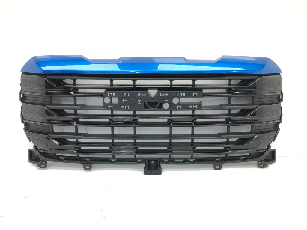 Front Upper Bumper Grille for GMC Sierra 1500 (2022–2024) Dynamic Blue MET 41