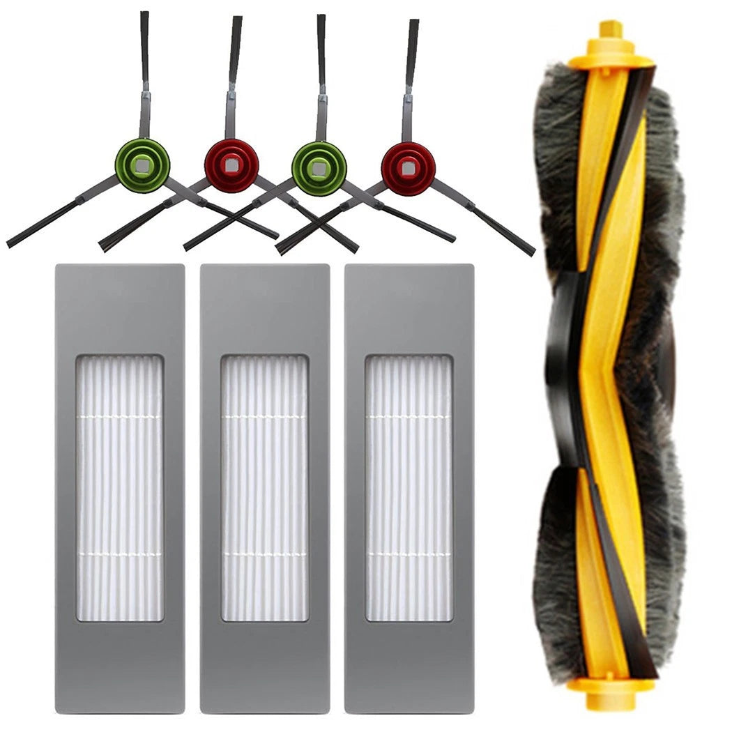 Roller Brush Filter Set for Ecovacs Deebot 950/920 (DX5G-KTA) w/ Side Brush