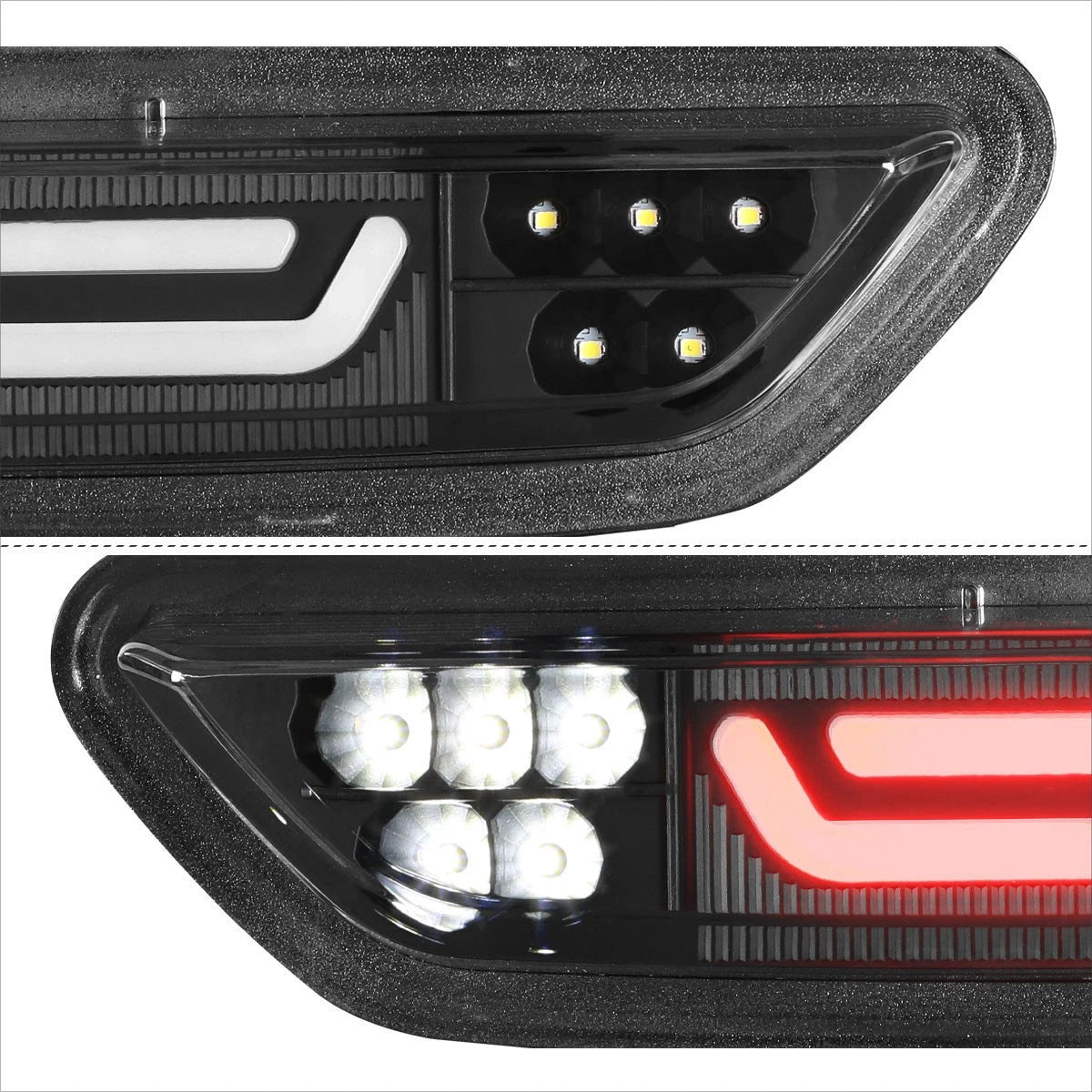 3D LED Bar 3rd Tail Brake Light for Ford Mustang (2015–2018)