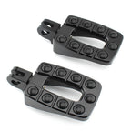 1 Pair Black Non-slip Rear Foot Pegs for T100 (2002–2013)