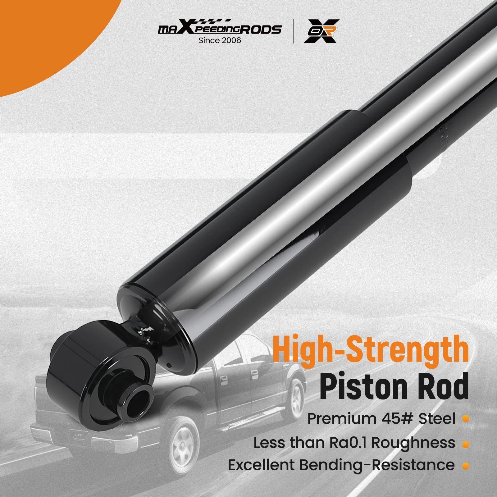 Set of 2 Rear Shock Absorbers for Hyundai Elantra (2011–2016)