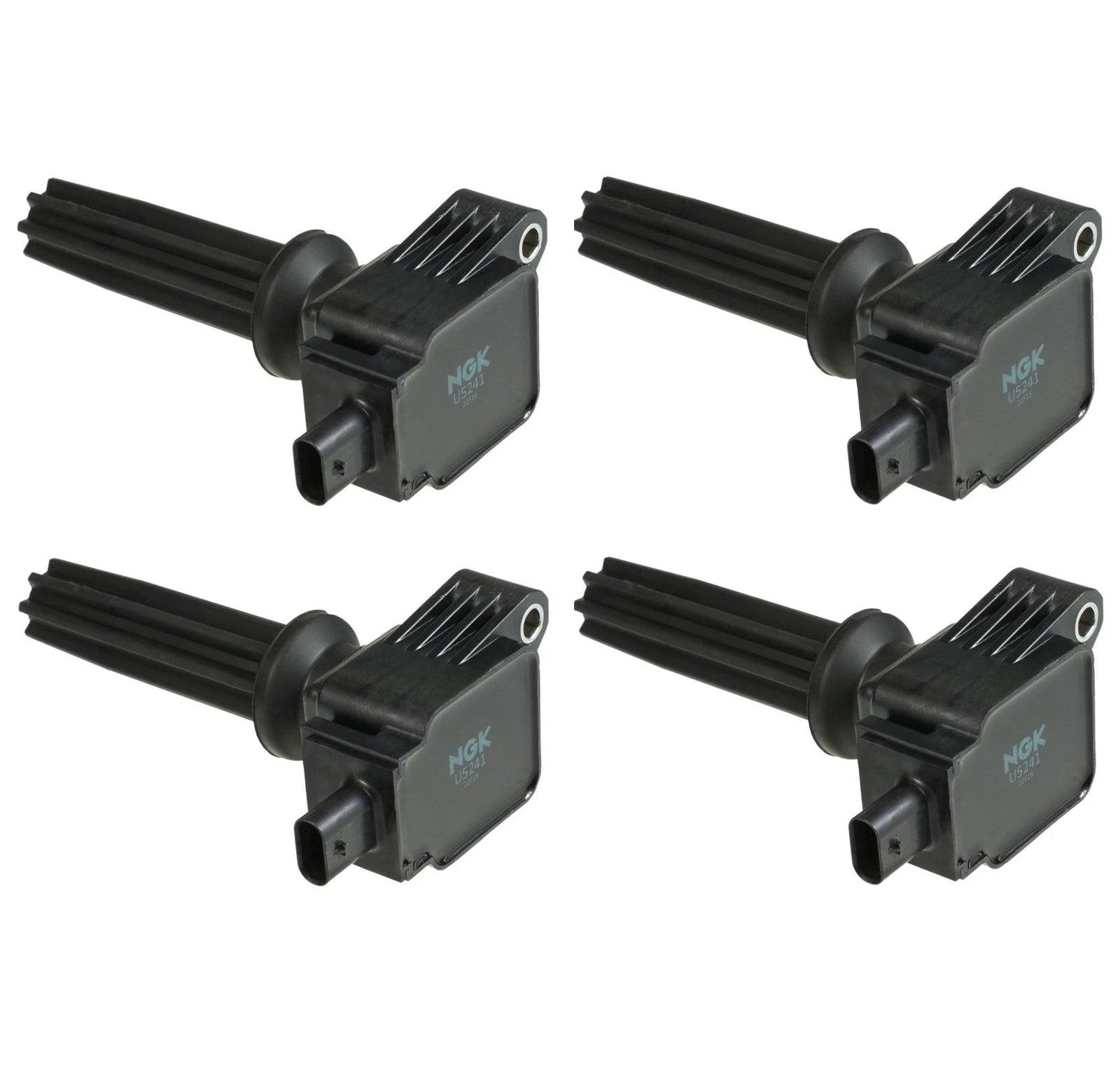 Set of 4 NGK Direct Ignition Coils for Ford Edge Escape Focus Lincoln MKC MKZ (2015–2020)