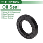 Set of 5 Oil Seals NBR Rubber 38x62x10mm for High Pressure