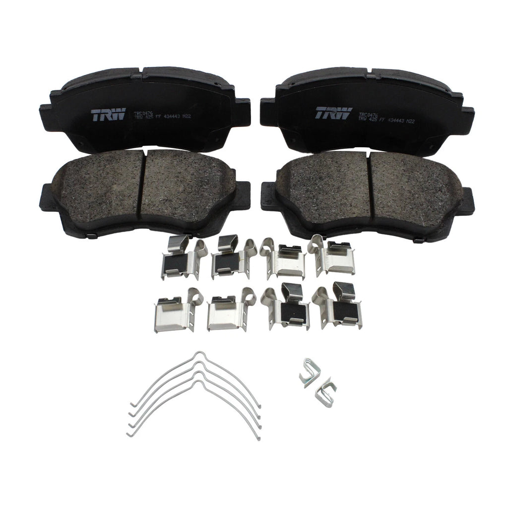 Set of 4 TRW Pro Front Ceramic Brake Pads for Lexus LS400 SC300 Toyota Camry Celica (1990–2000)
