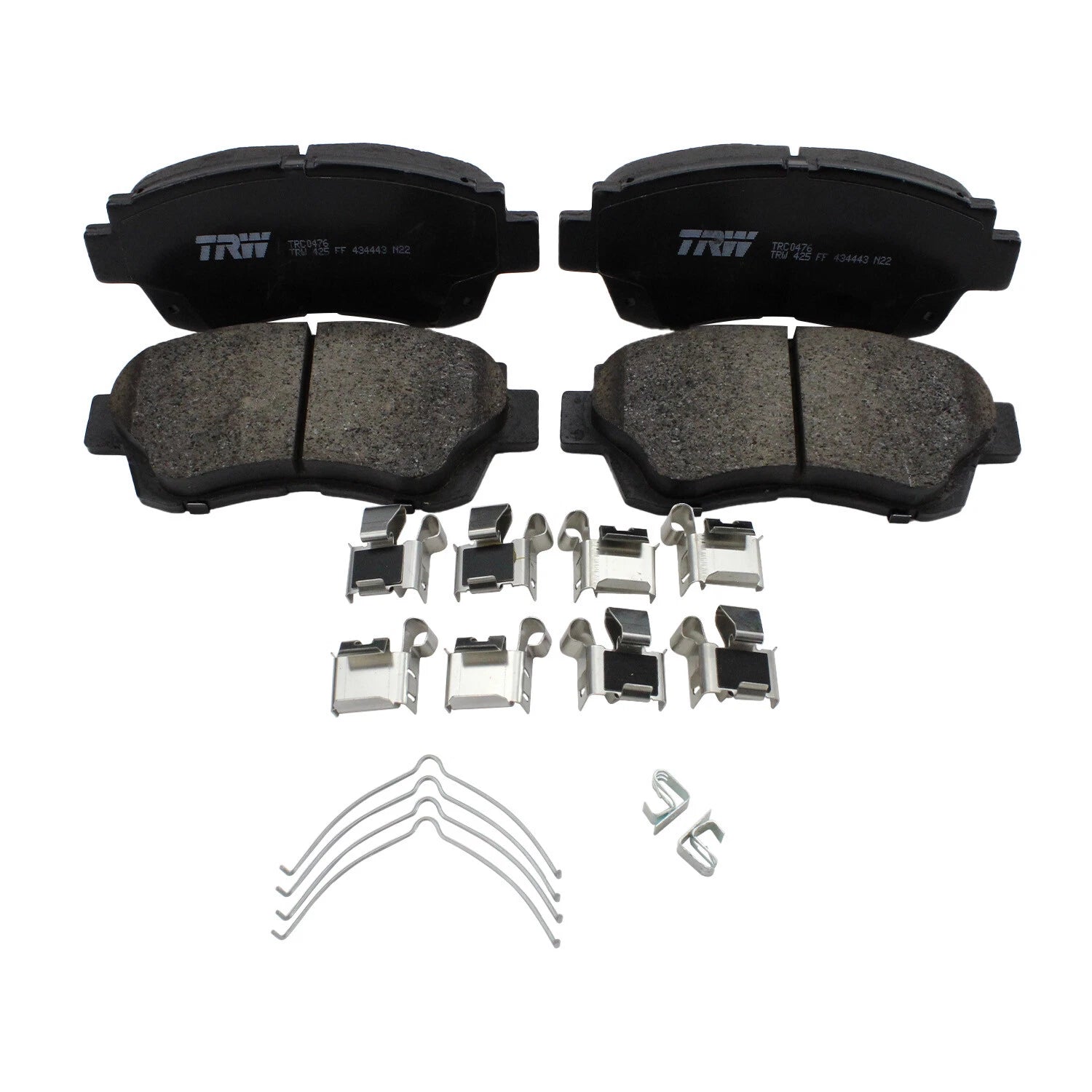 Set of 4 TRW Pro Front Ceramic Brake Pads for Lexus LS400 SC300 Toyota Camry Celica (1990–2000)
