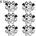 Set of 6 Carburetor Rebuild Kits for Mercury Mariner 6-25HP (1990–2000) 1395-97611 18-7212