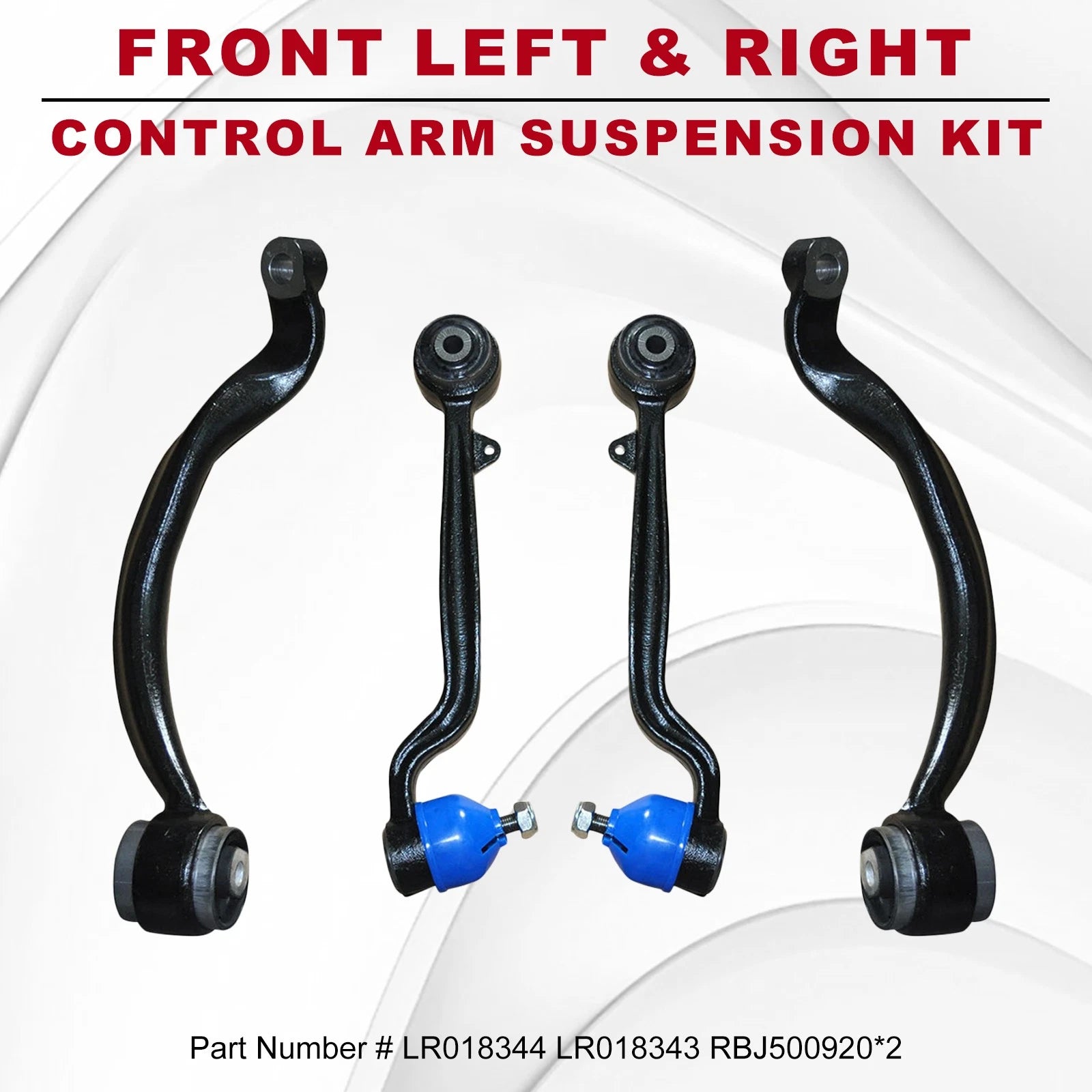 Set of 4 Upper Lower Control Arm Suspension Kit for Range Rover (2003-2012)