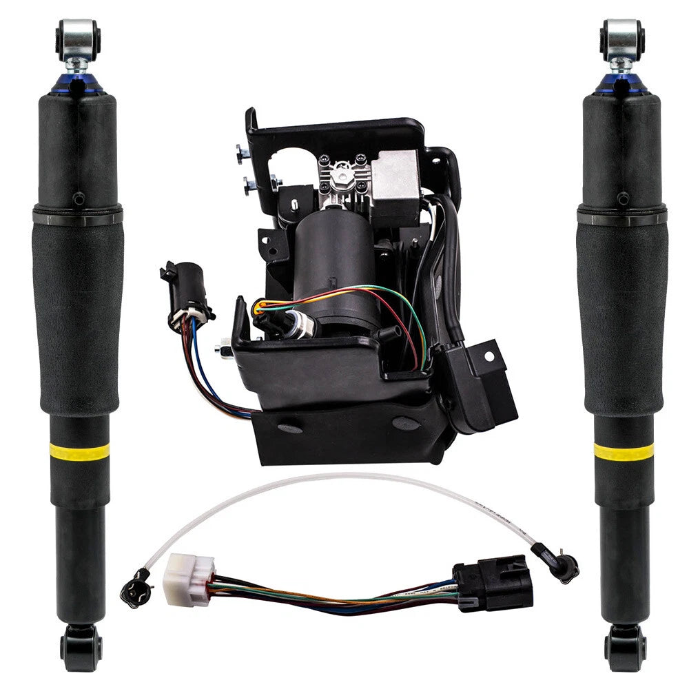 Air Suspension Shocks & Compressor for Escalade Suburban Tahoe Yukon (2000–2020)