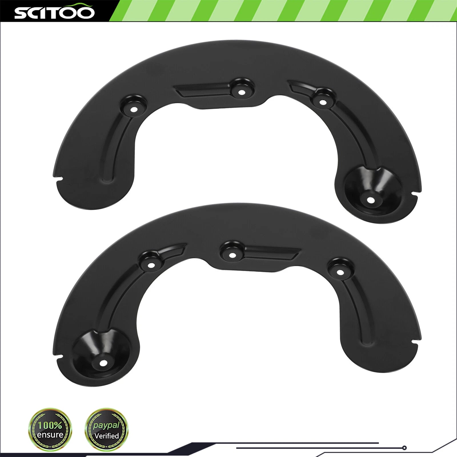 Front Brake Dust Shields for Ford F-150 (2004–2008) 4L3Z2K005BA 4L3Z2K004BA