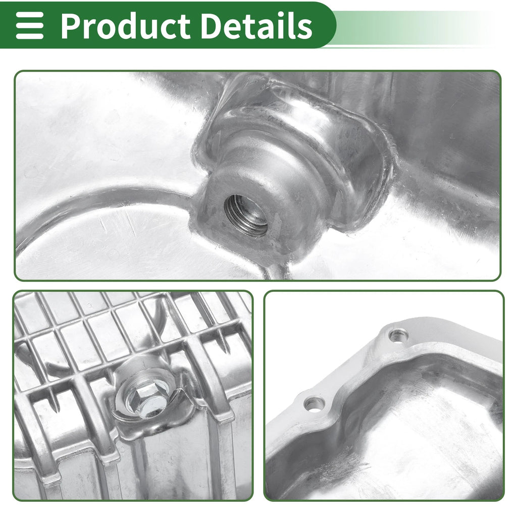 1 Pc Engine Oil Pan No.98MM6675AB for Ford Fiesta Ikon (2011–2015) Aluminum