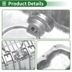 1 Pc Engine Oil Pan No.98MM6675AB for Ford Fiesta Ikon (2011–2015) Aluminum