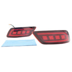 Rear Bumper Lights for Subaru Forester (2019-2023) DRL Turn Signal Red