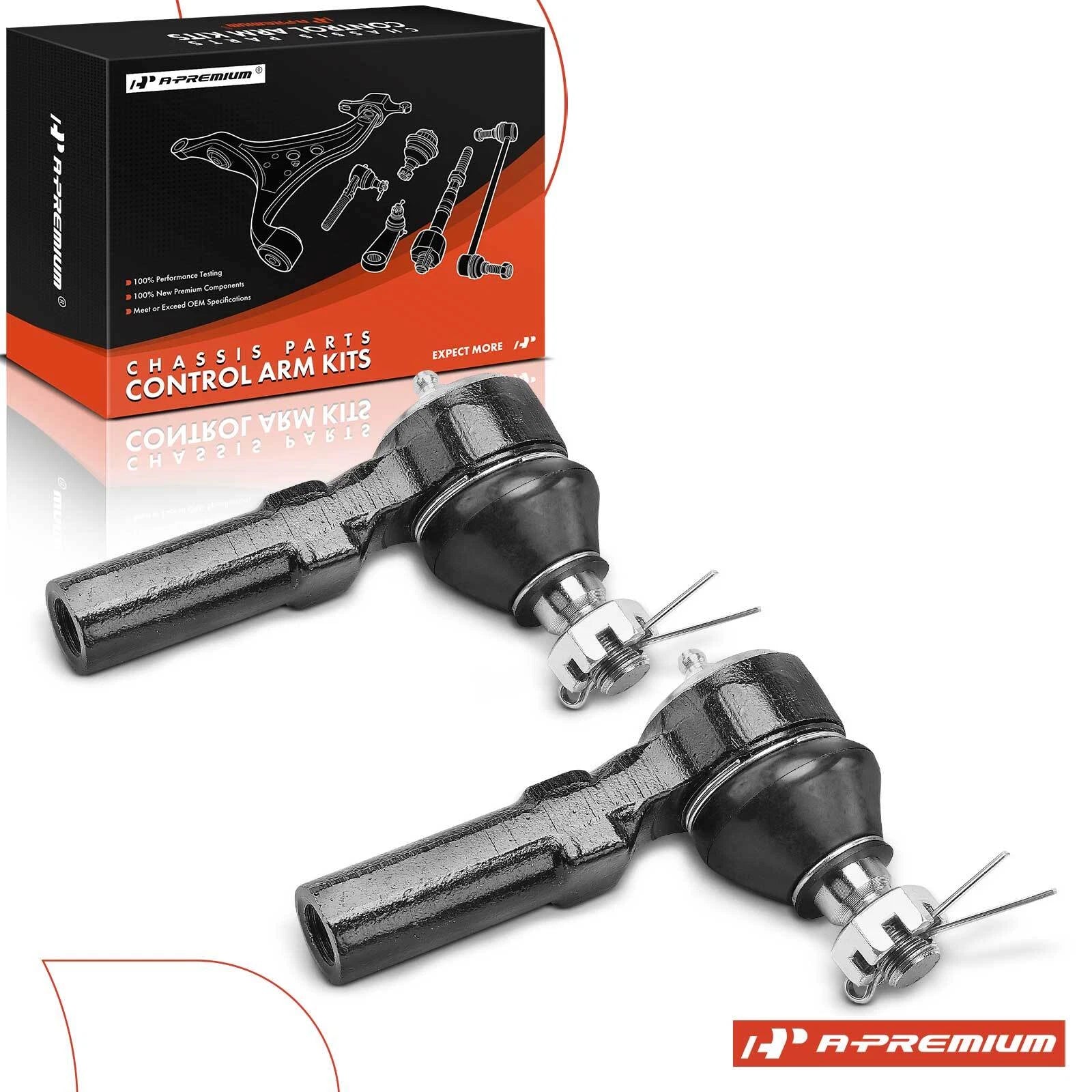2X Tie Rod End Kit Front Outer for Honda Ridgeline Odyssey (2006–2014)