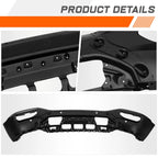 Front Bumper Face Bar for Sierra 1500 Limited (2016–2019) w/ Fog Light & Sensor Holes
