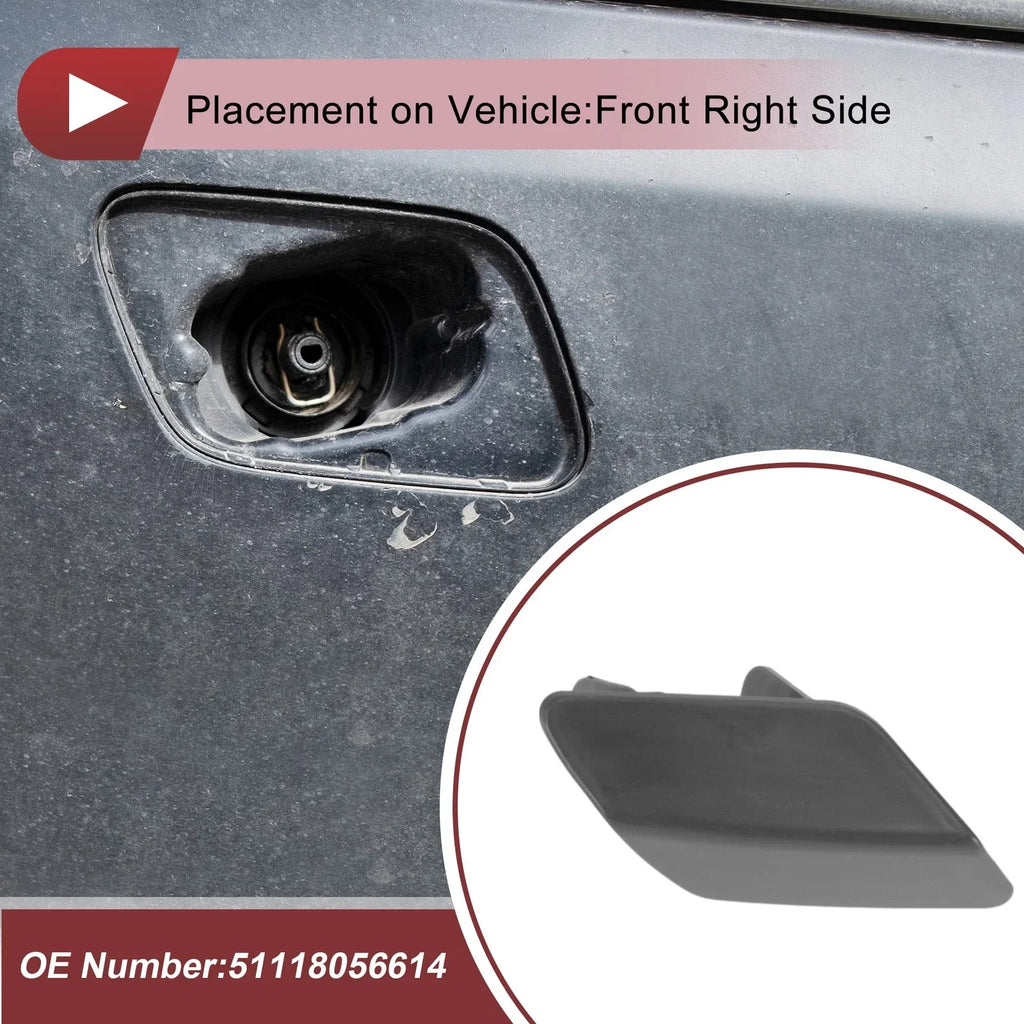 Front Right Bumper Trim Nozzle Cover for BMW 320i