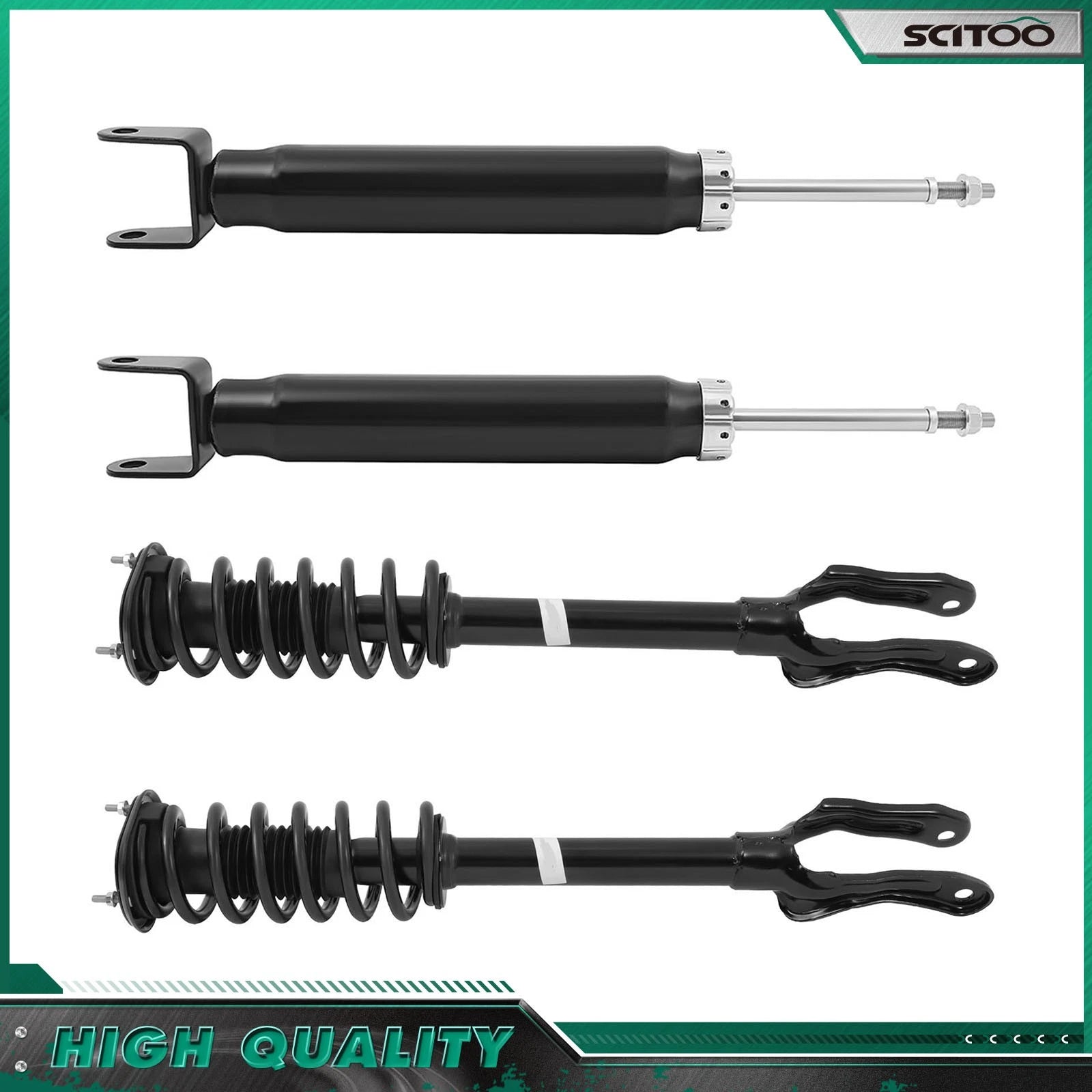 Front Struts Rear Shocks for Dodge Durango Jeep Grand Cherokee (2011–2015)