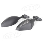 Rearview Mirrors w/ Amber Lights for Kawasaki Suzuki Yamaha Universal