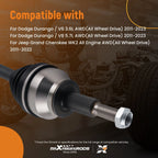 Front AWD Transfer Case CV Axles for Jeep Grand Cherokee 5.7L (2011–2022)